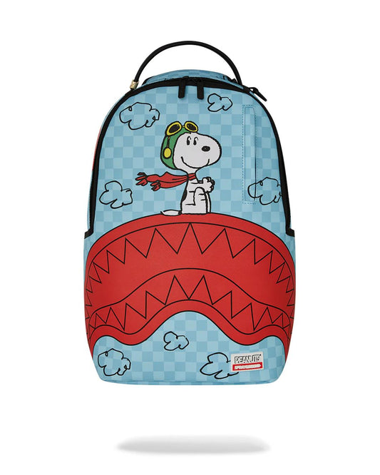 Sprayground Signature | SNOOPY PILOT SHARK DLXSV BACKPACK