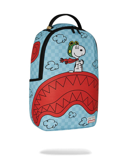 Sprayground Signature | SNOOPY PILOT SHARK DLXSV BACKPACK