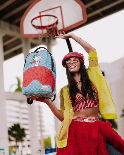 Sprayground Signature | SNOOPY PILOT SHARK DLXSV BACKPACK