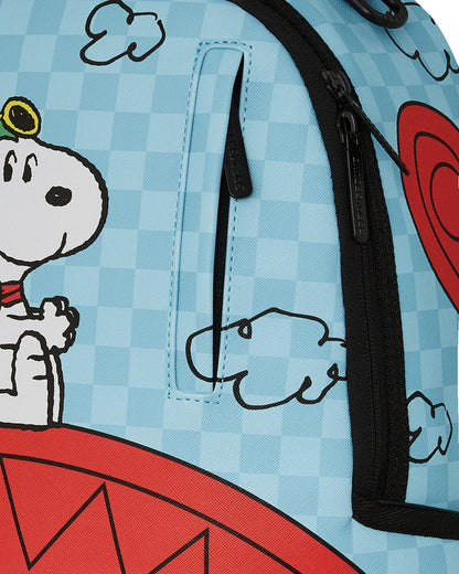 Sprayground Signature | SNOOPY PILOT SHARK DLXSV BACKPACK