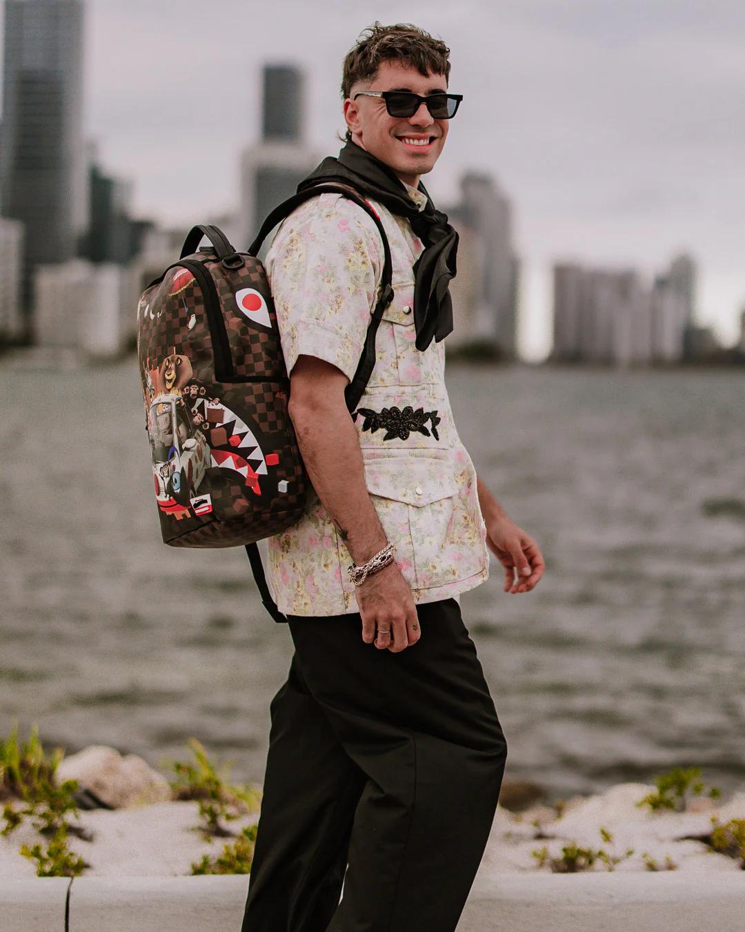 Sprayground Essential | MADAGASCAR ROLLIN THRU DLXSV BACKPACK