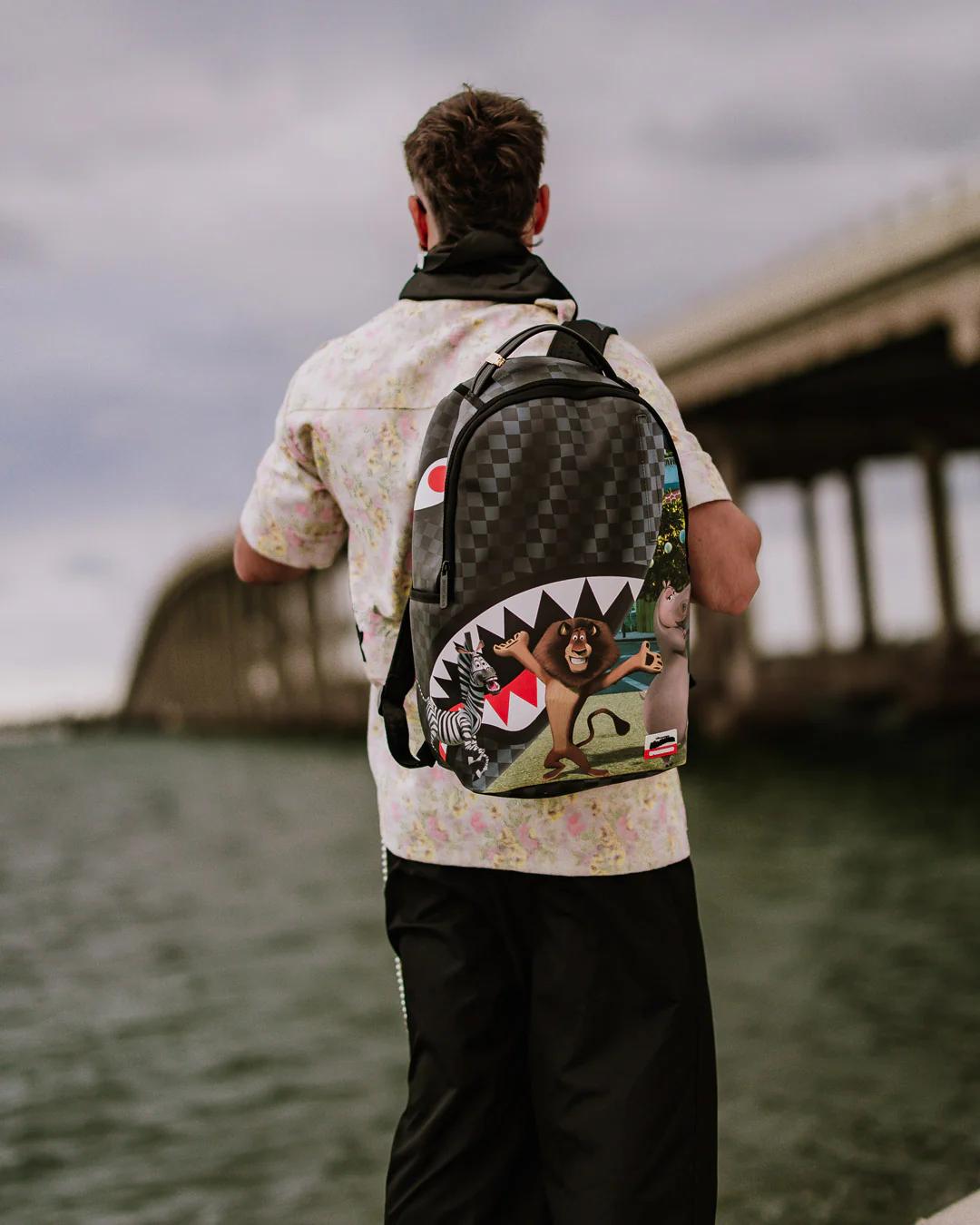 Sprayground Popular | MADAGASCAR ESCAPE TO THE CITY BACKPACK
