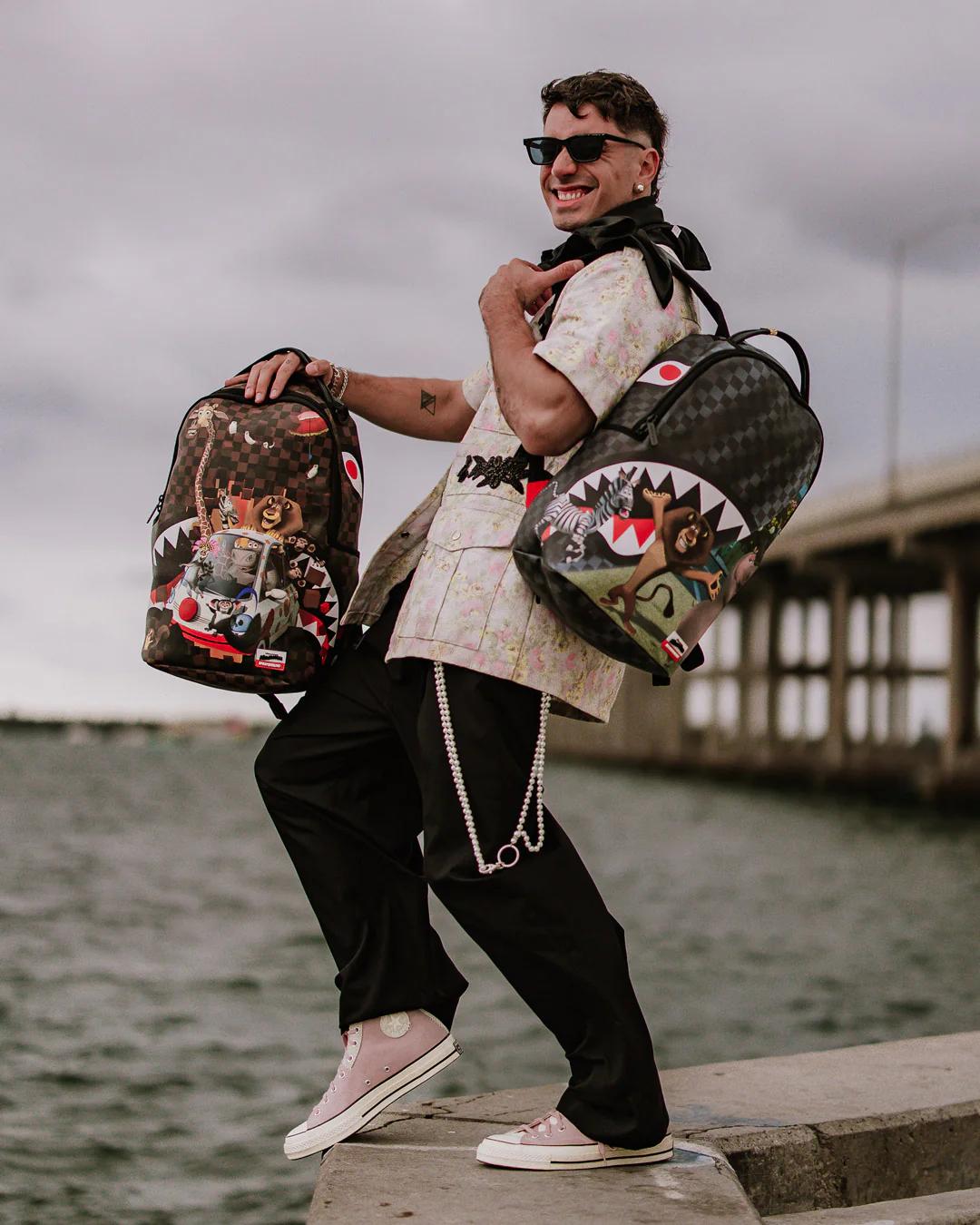 Sprayground Popular | MADAGASCAR ESCAPE TO THE CITY BACKPACK