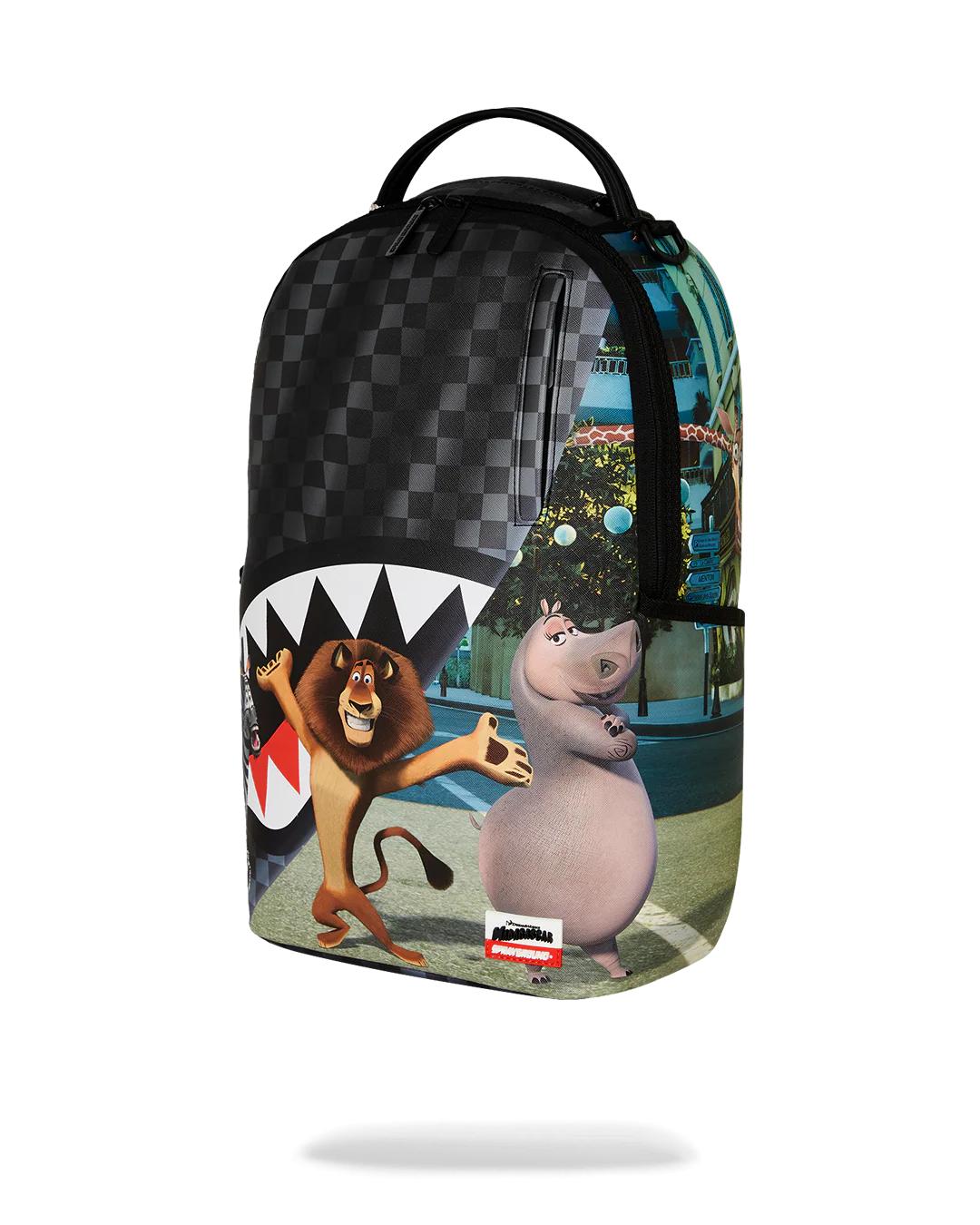 Sprayground Popular | MADAGASCAR ESCAPE TO THE CITY BACKPACK