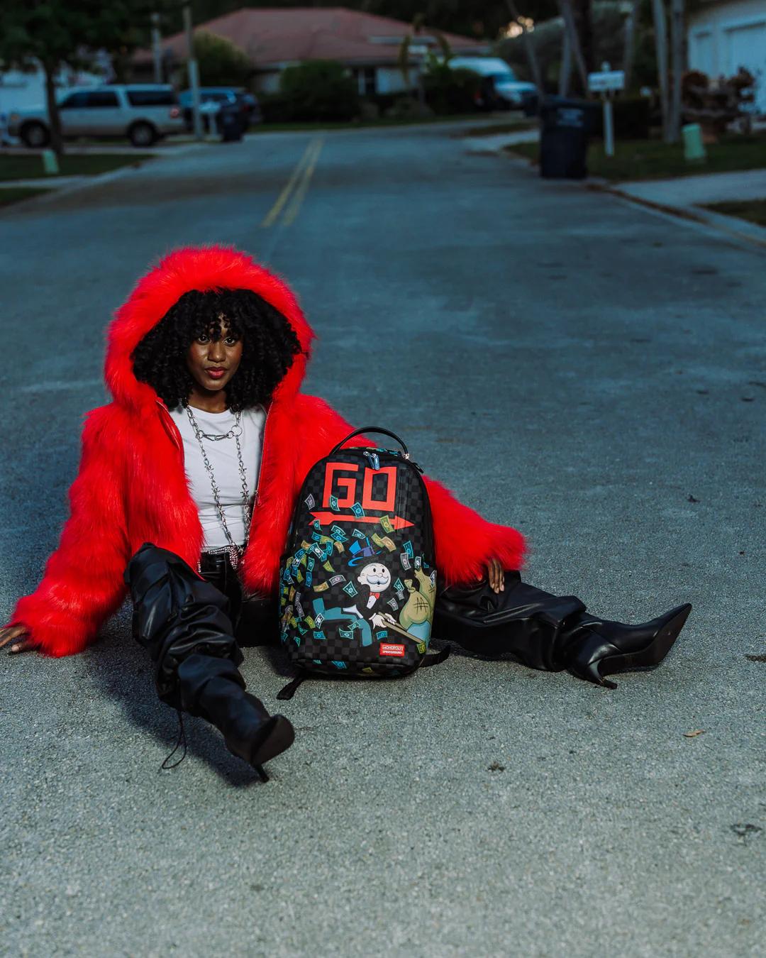 Sprayground Signature | MONOPOLY WHEEL BARREL BACKPACK