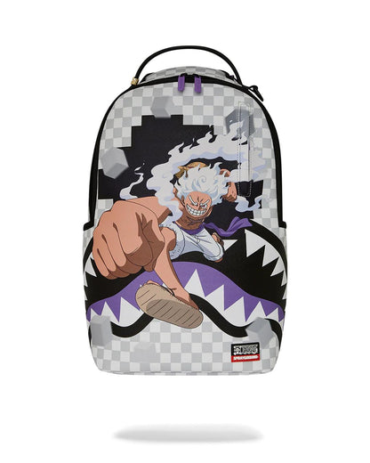 Sprayground New | ONE PIECE GEAR 5 LUFFY CHECKERED SMASH