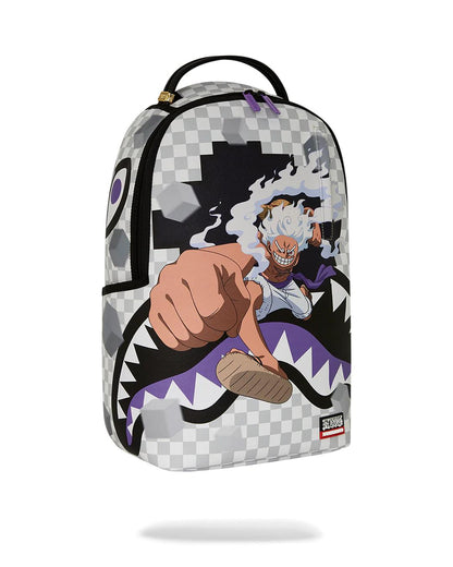 Sprayground New | ONE PIECE GEAR 5 LUFFY CHECKERED SMASH