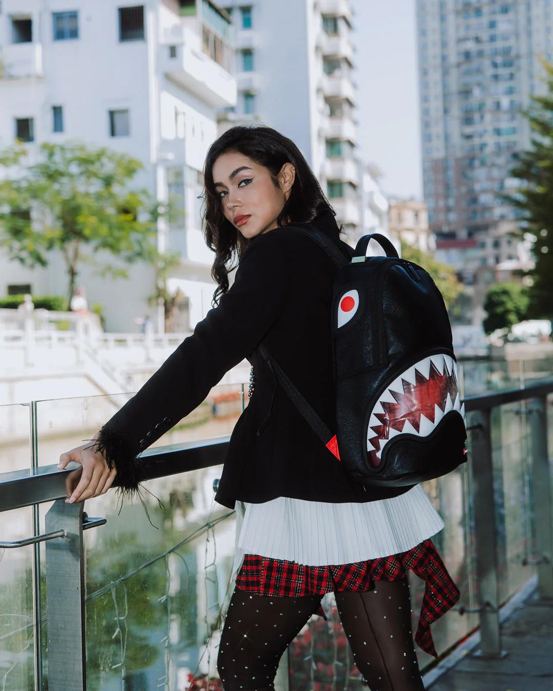 Sprayground New | BIG BITE LUCID CLEAR SHARK BITE BACKPACK