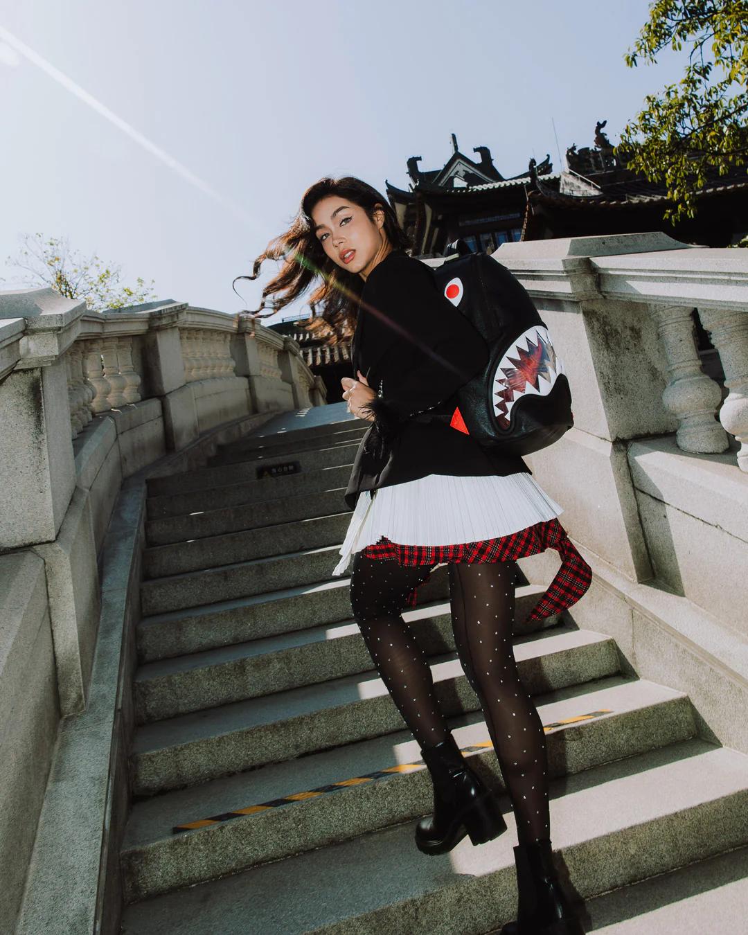 Sprayground New | BIG BITE LUCID CLEAR SHARK BITE BACKPACK