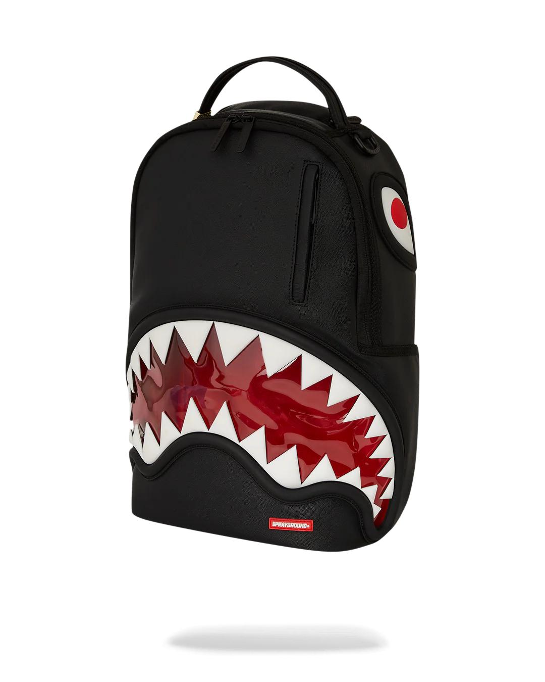 Sprayground New | BIG BITE LUCID CLEAR SHARK BITE BACKPACK