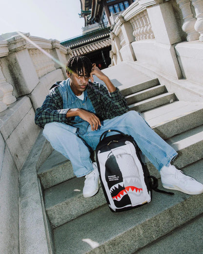 Sprayground Best Seller | BAG ON BAG OPTICAL ILLUSION SHARKS IN PARIS BACKPACK