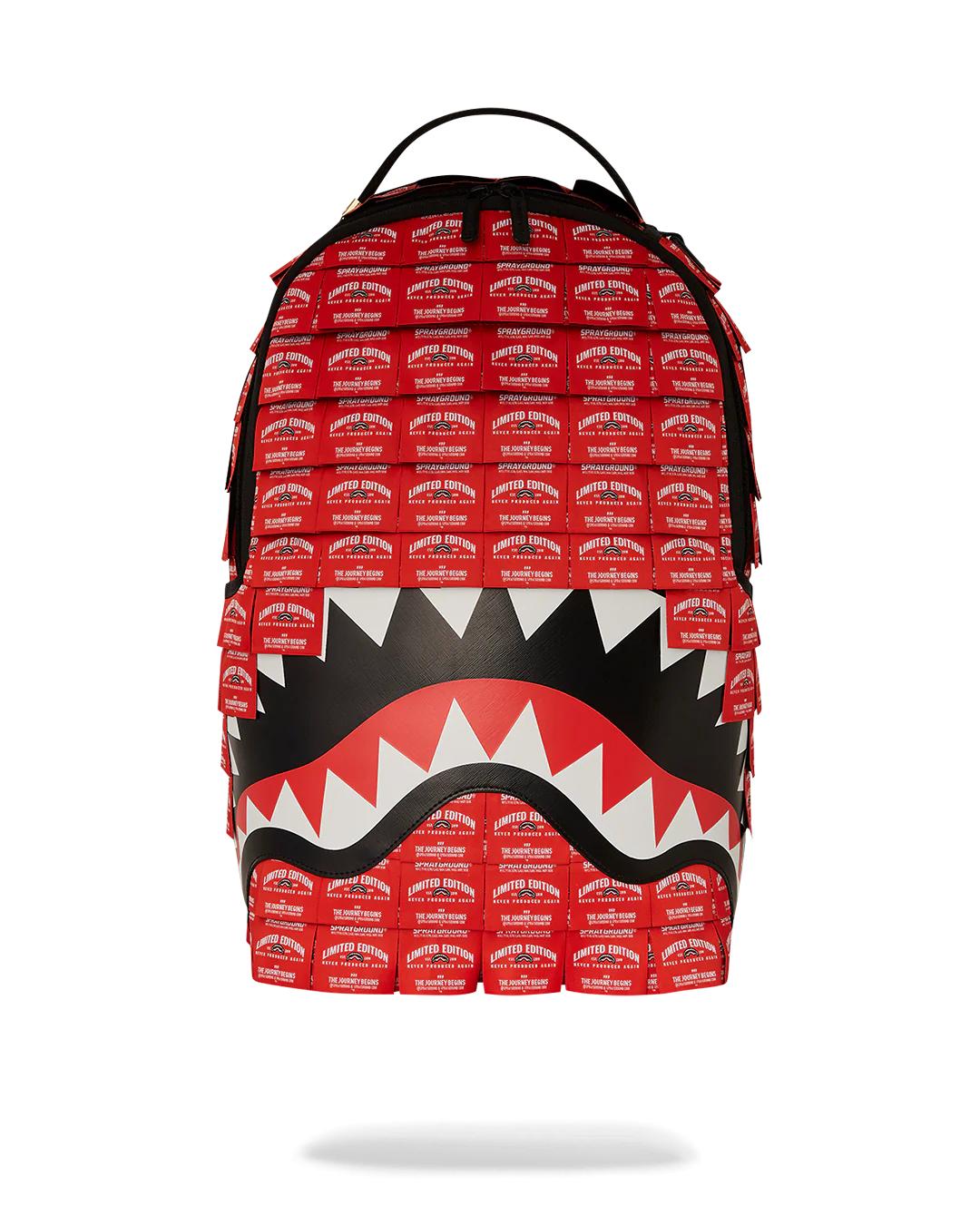 Sprayground Recommended | MADE OF WOVEN LABELS SHARK BACKPACK