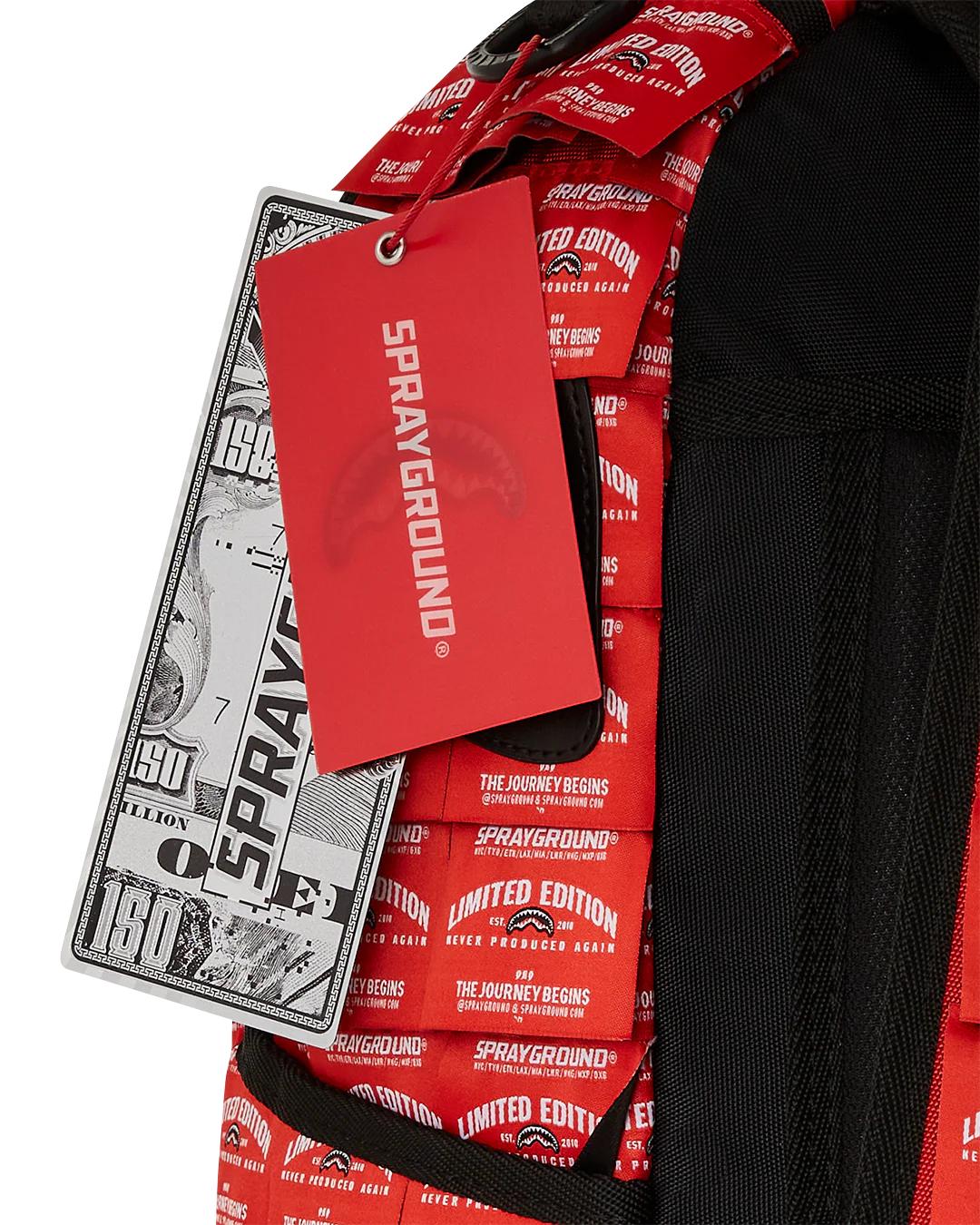 Sprayground Recommended | MADE OF WOVEN LABELS SHARK BACKPACK
