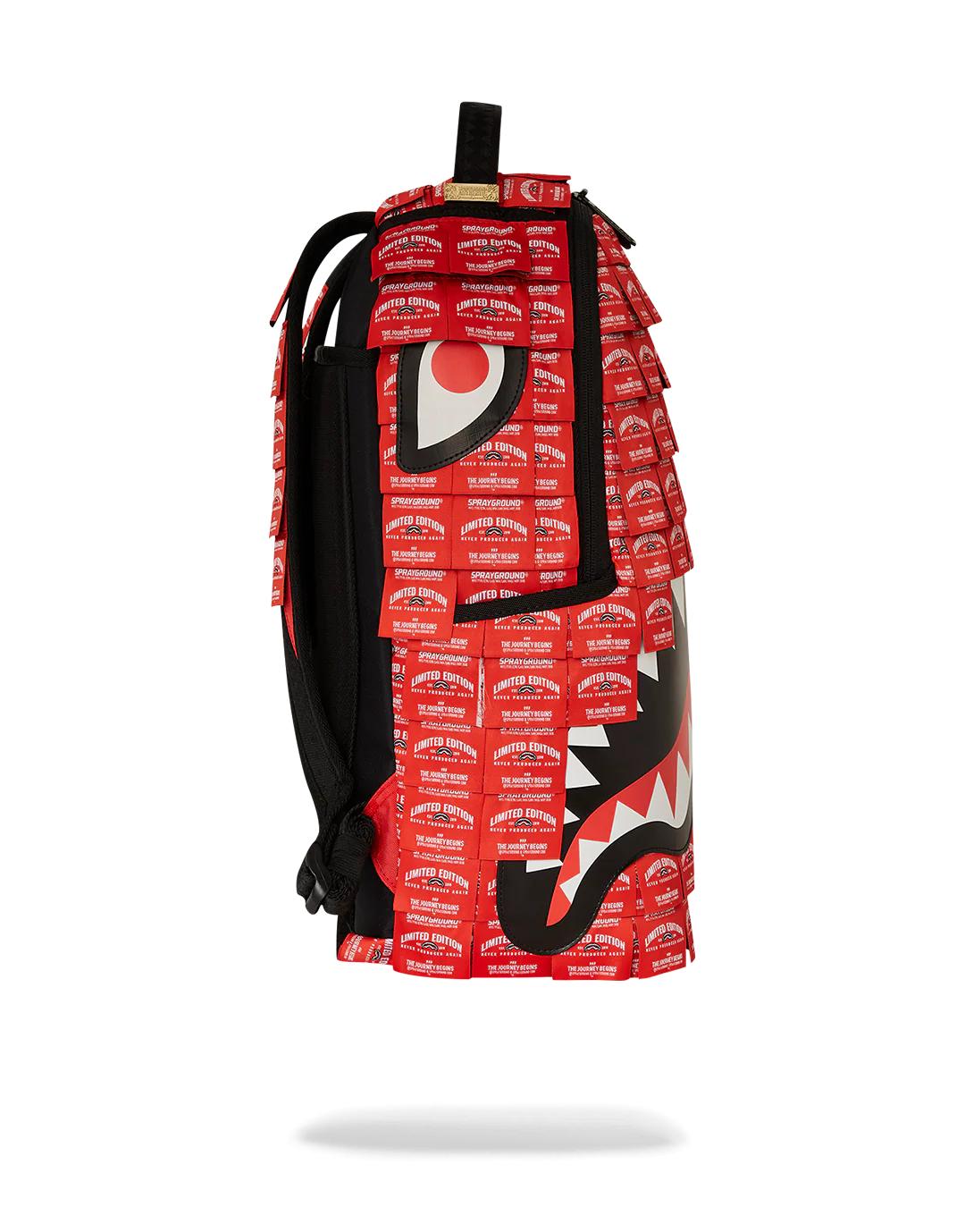 Sprayground Recommended | MADE OF WOVEN LABELS SHARK BACKPACK