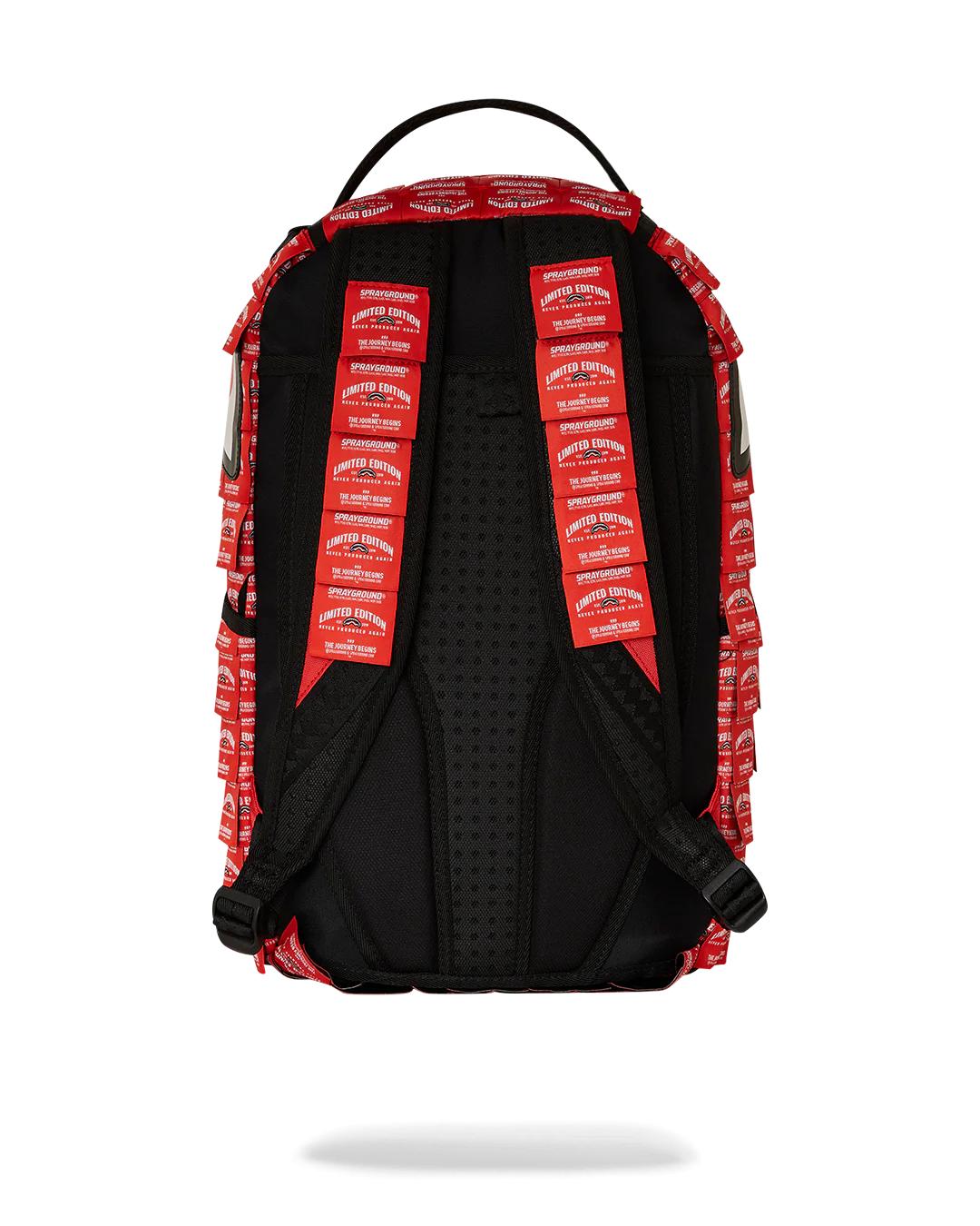 Sprayground Recommended | MADE OF WOVEN LABELS SHARK BACKPACK