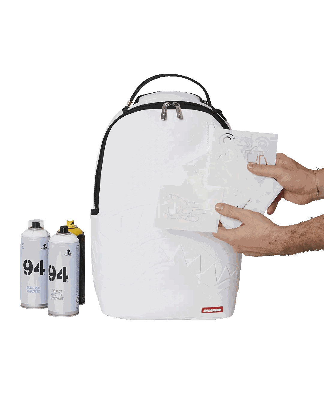 Sprayground Signature | GRAFFITI ARTIST - DESIGN YOUR OWN BACKPACK - 9 STENCILS INCLUDED