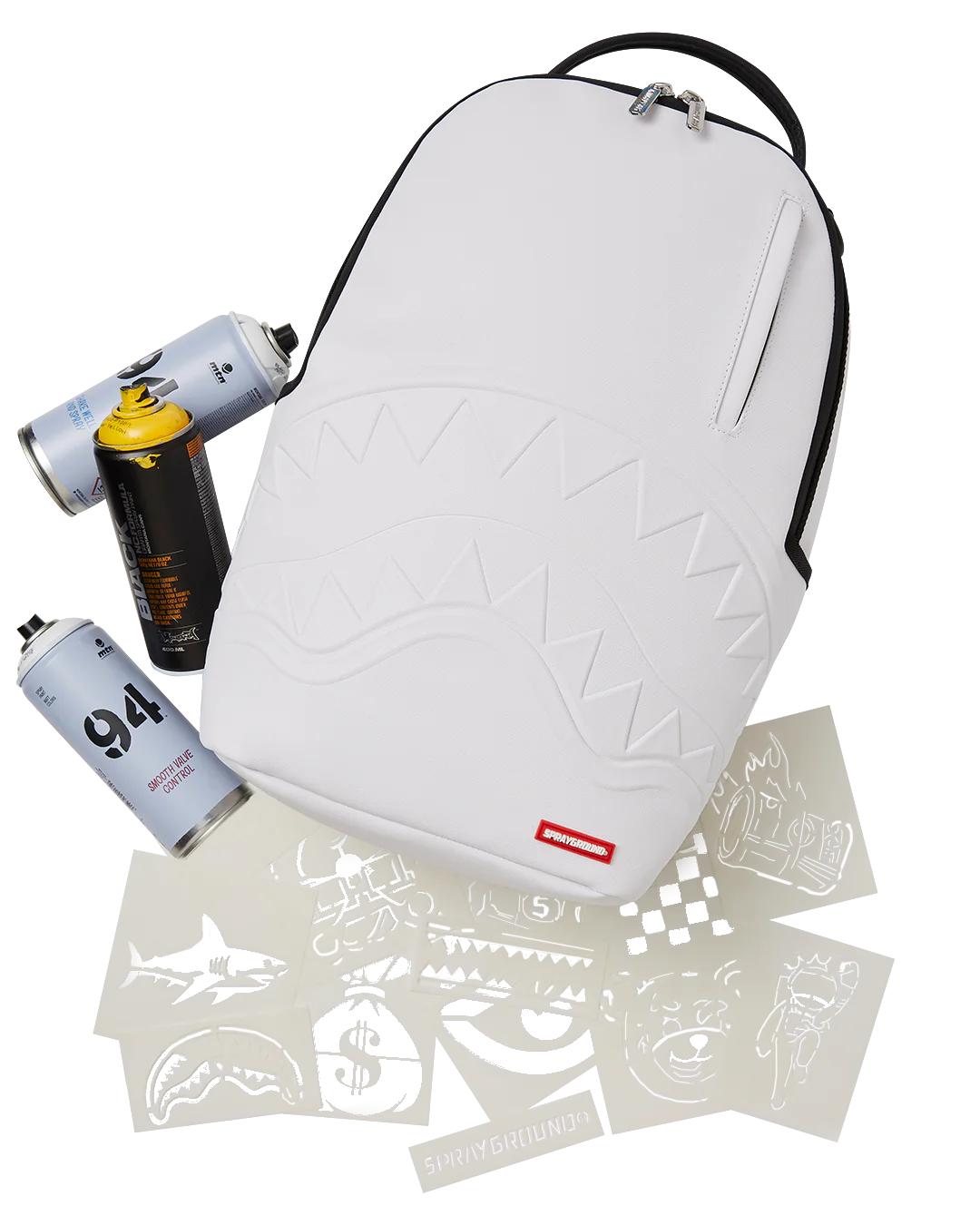 Sprayground Signature | GRAFFITI ARTIST - DESIGN YOUR OWN BACKPACK - 9 STENCILS INCLUDED