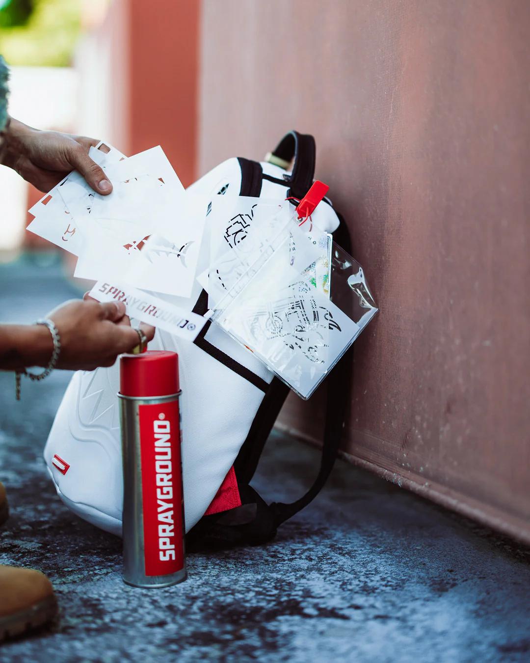 Sprayground Signature | GRAFFITI ARTIST - DESIGN YOUR OWN BACKPACK - 9 STENCILS INCLUDED