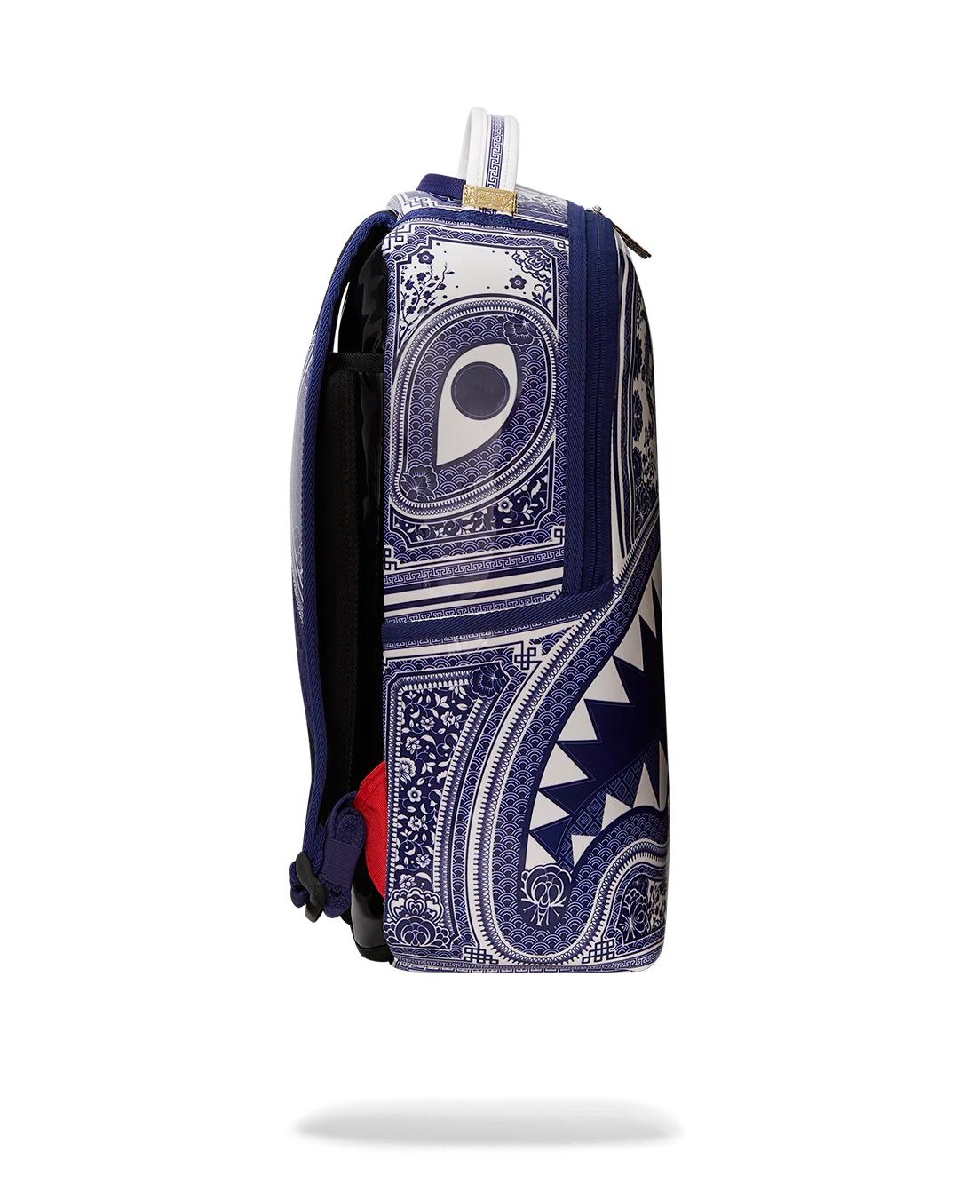 Sprayground Essential | PORCELAIN TIGER PHOENIX SHARK BACKPACK