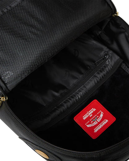 Sprayground Premium | GOLD AND BLACK RACING STRIPES BACKPACK