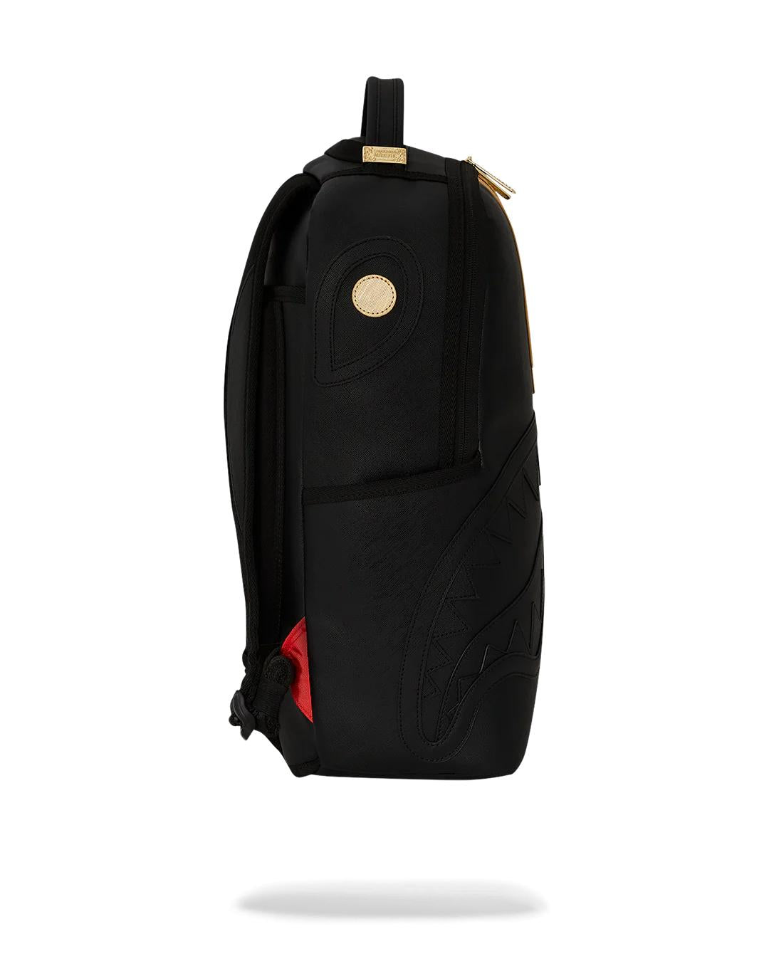 Sprayground Premium | GOLD AND BLACK RACING STRIPES BACKPACK