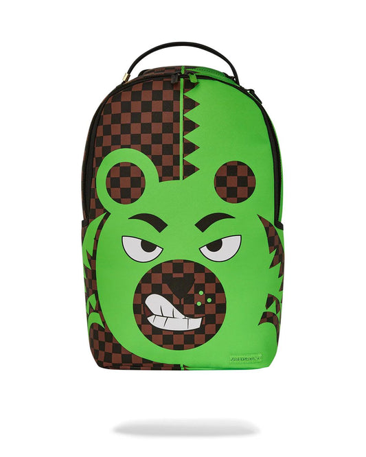 Sprayground Recommended | GREEN MONEY BEAR DLXSV BACKPACK