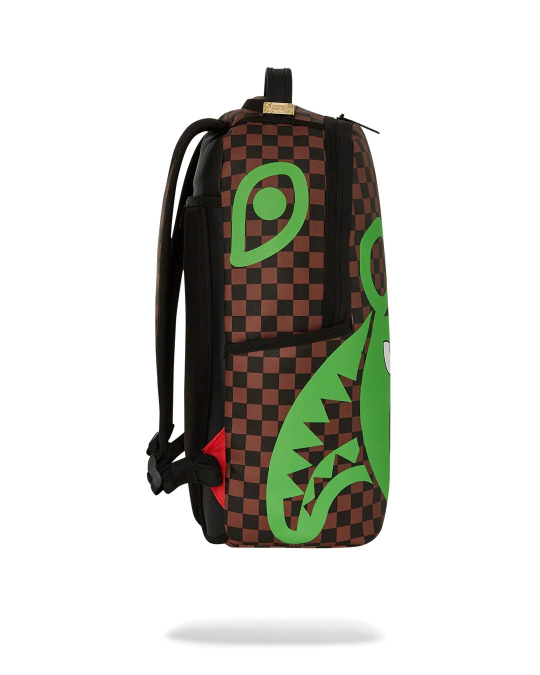 Sprayground Recommended | GREEN MONEY BEAR DLXSV BACKPACK