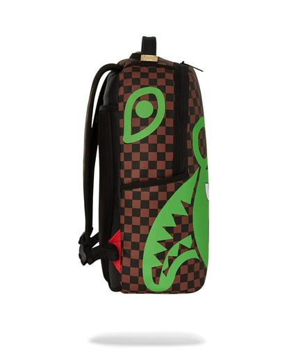 Sprayground Recommended | GREEN MONEY BEAR DLXSV BACKPACK