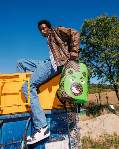 Sprayground Recommended | GREEN MONEY BEAR DLXSV BACKPACK