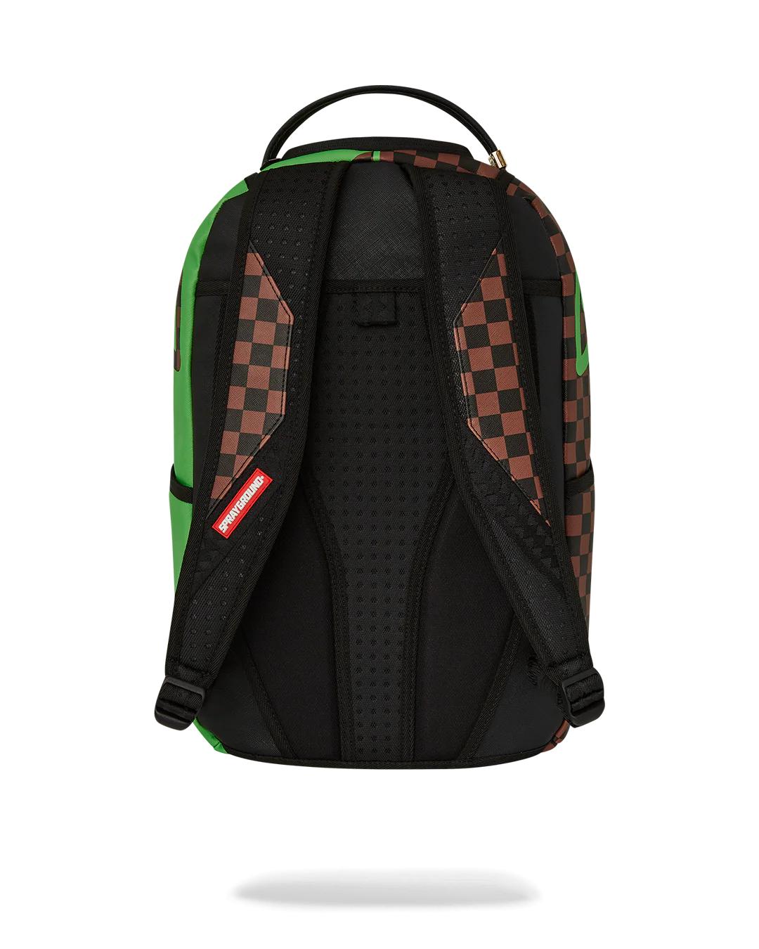 Sprayground Recommended | GREEN MONEY BEAR DLXSV BACKPACK