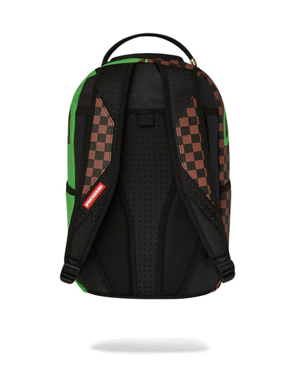 Sprayground Recommended | GREEN MONEY BEAR DLXSV BACKPACK