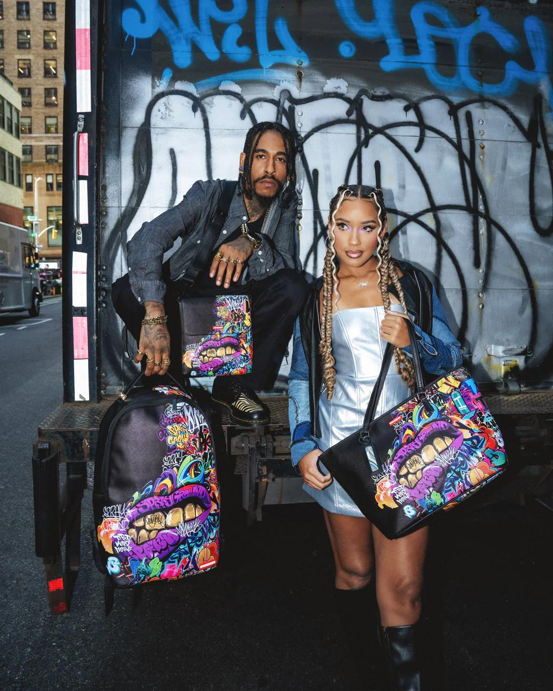 Sprayground Signature | HALF GRAF LIPS DLXSV BACKPACK