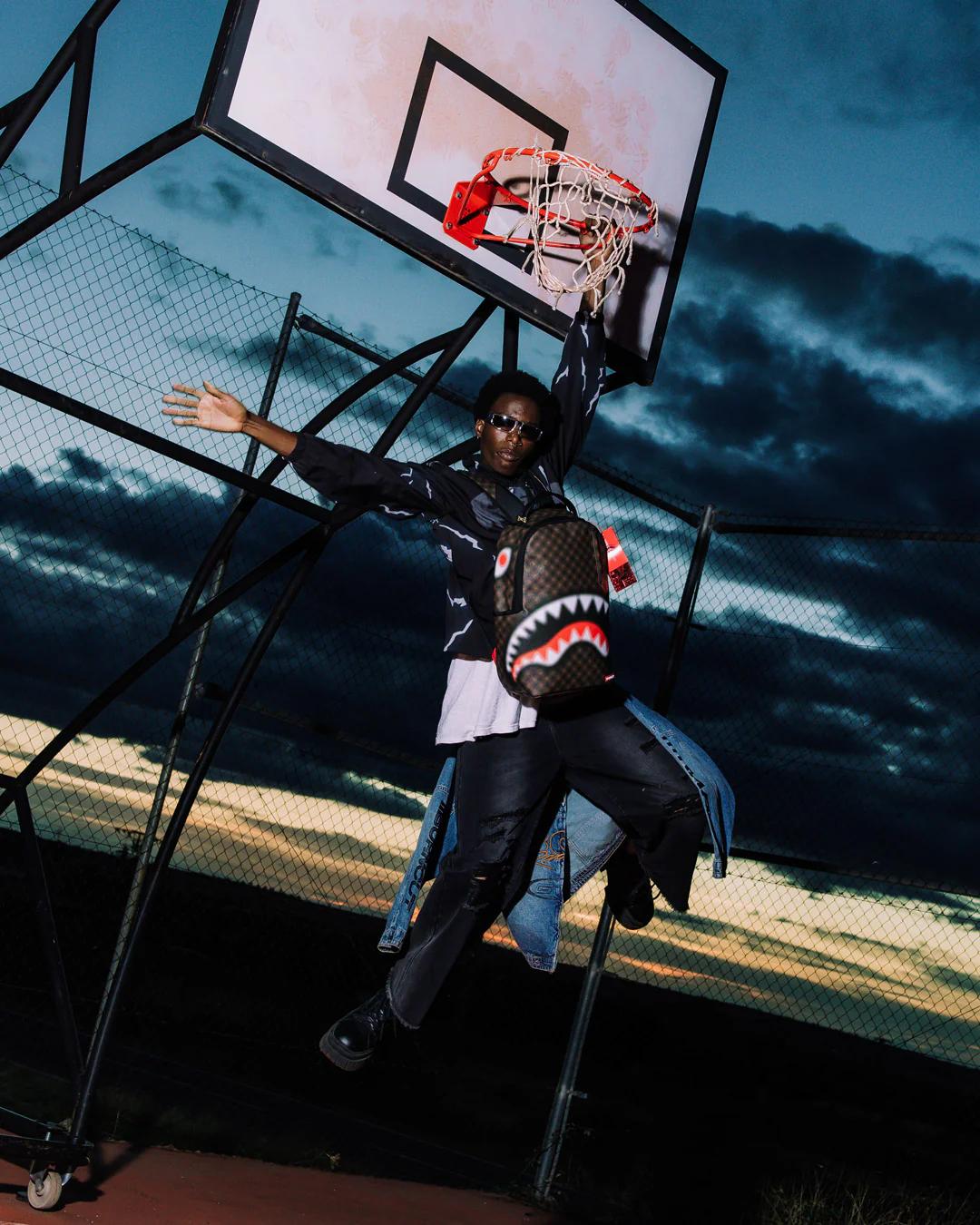 Sprayground Featured | SHARKS IN PARIS BLUR EFFECT BACKPACK