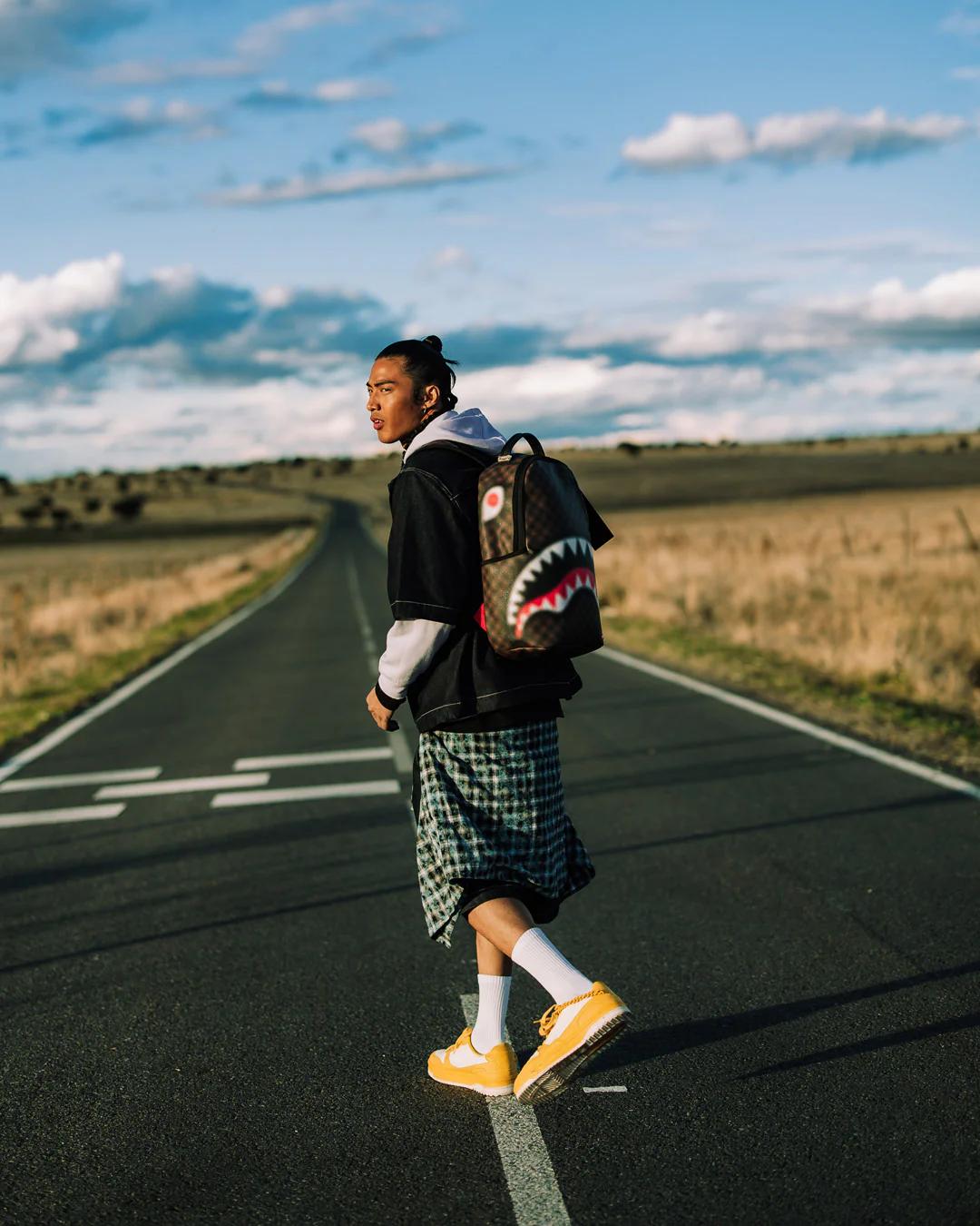 Sprayground Featured | SHARKS IN PARIS BLUR EFFECT BACKPACK