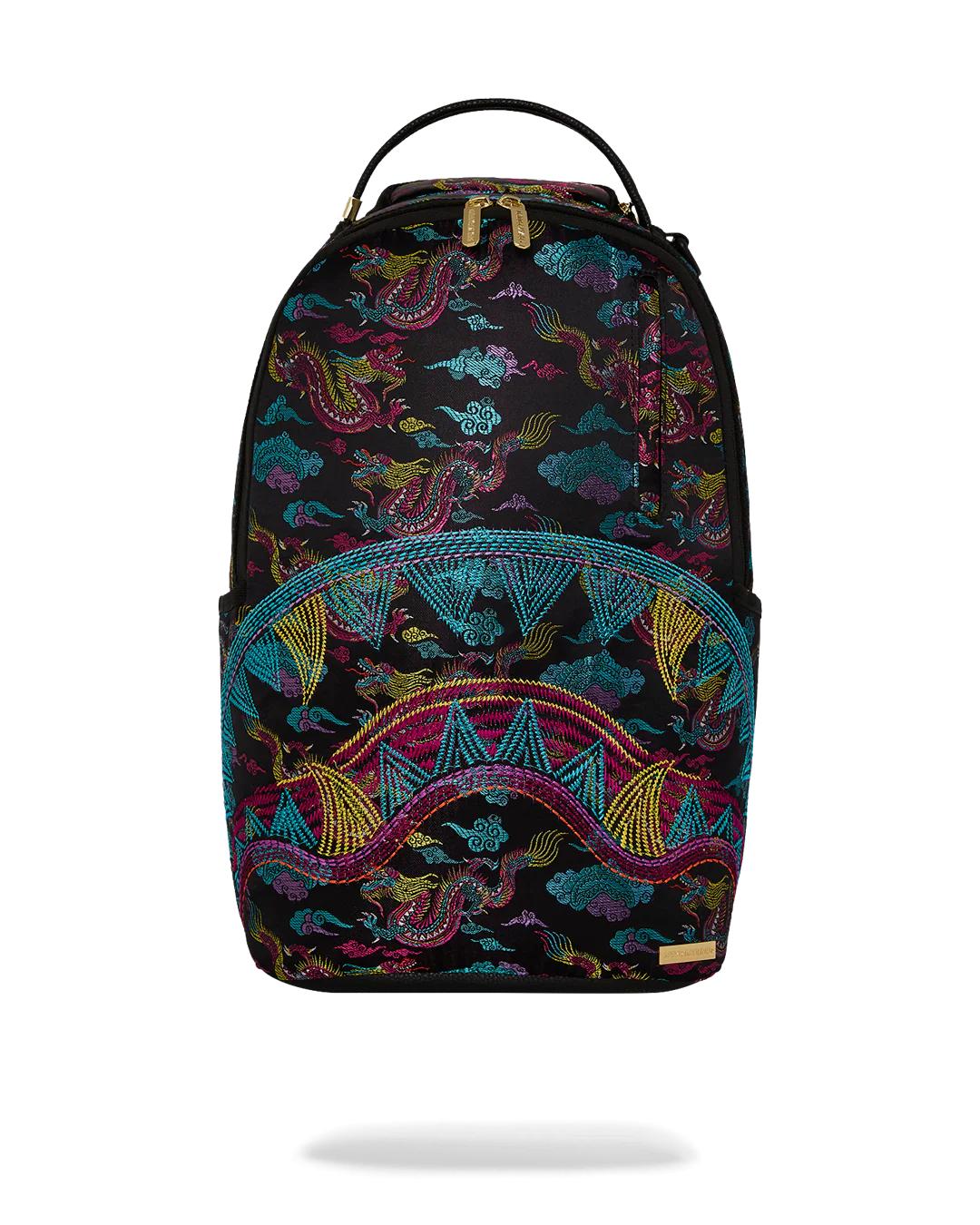 Sprayground Classic | EMBROIDERED DRAGONS DLX BACKPACK