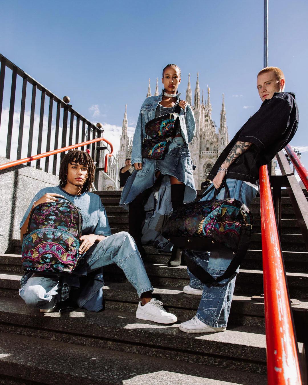 Sprayground Classic | EMBROIDERED DRAGONS DLX BACKPACK