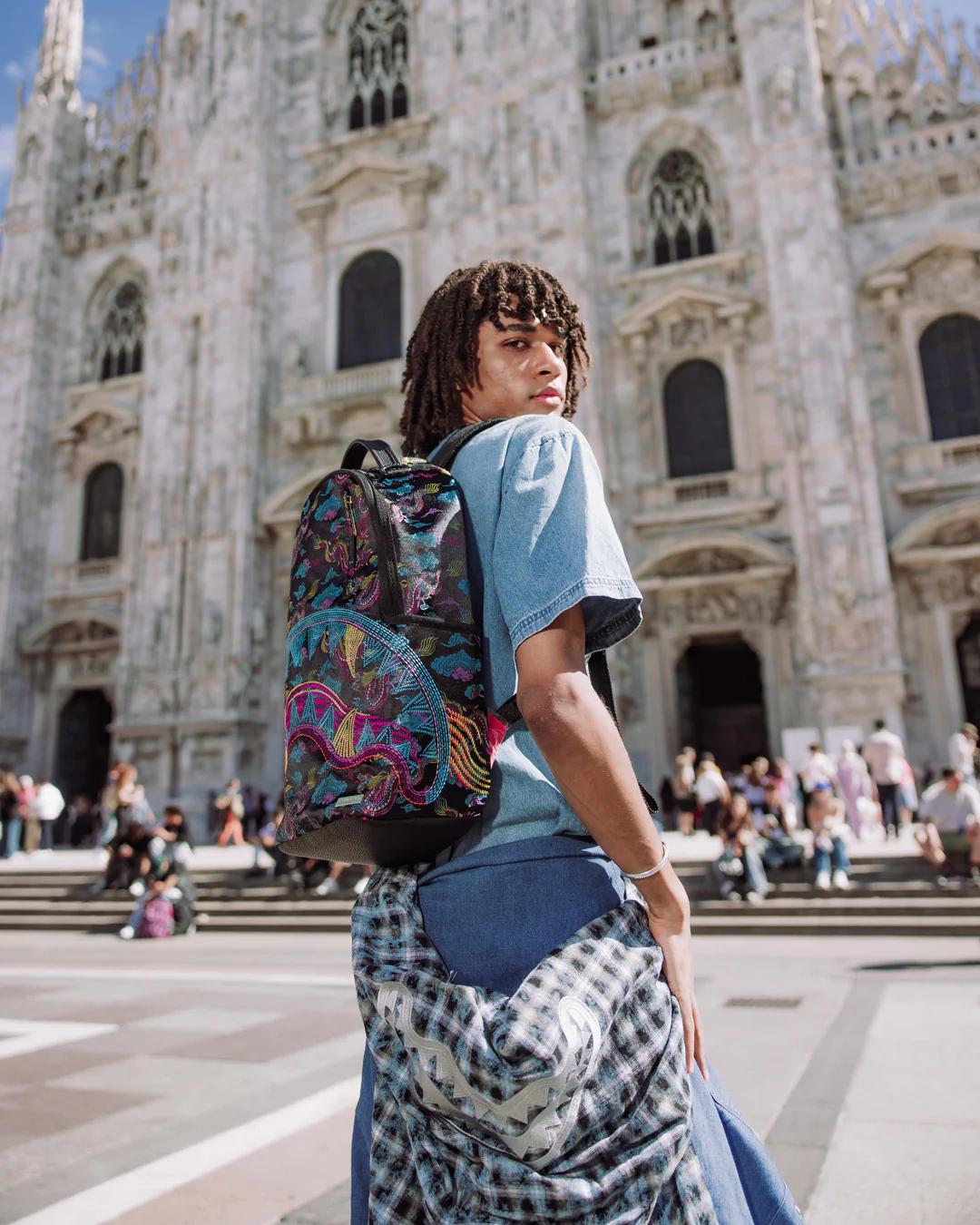 Sprayground Classic | EMBROIDERED DRAGONS DLX BACKPACK