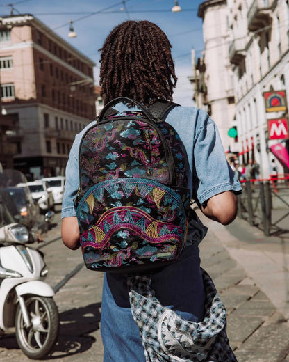 Sprayground Classic | EMBROIDERED DRAGONS DLX BACKPACK