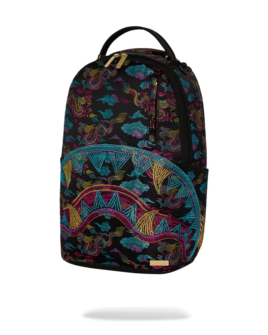 Sprayground Classic | EMBROIDERED DRAGONS DLX BACKPACK