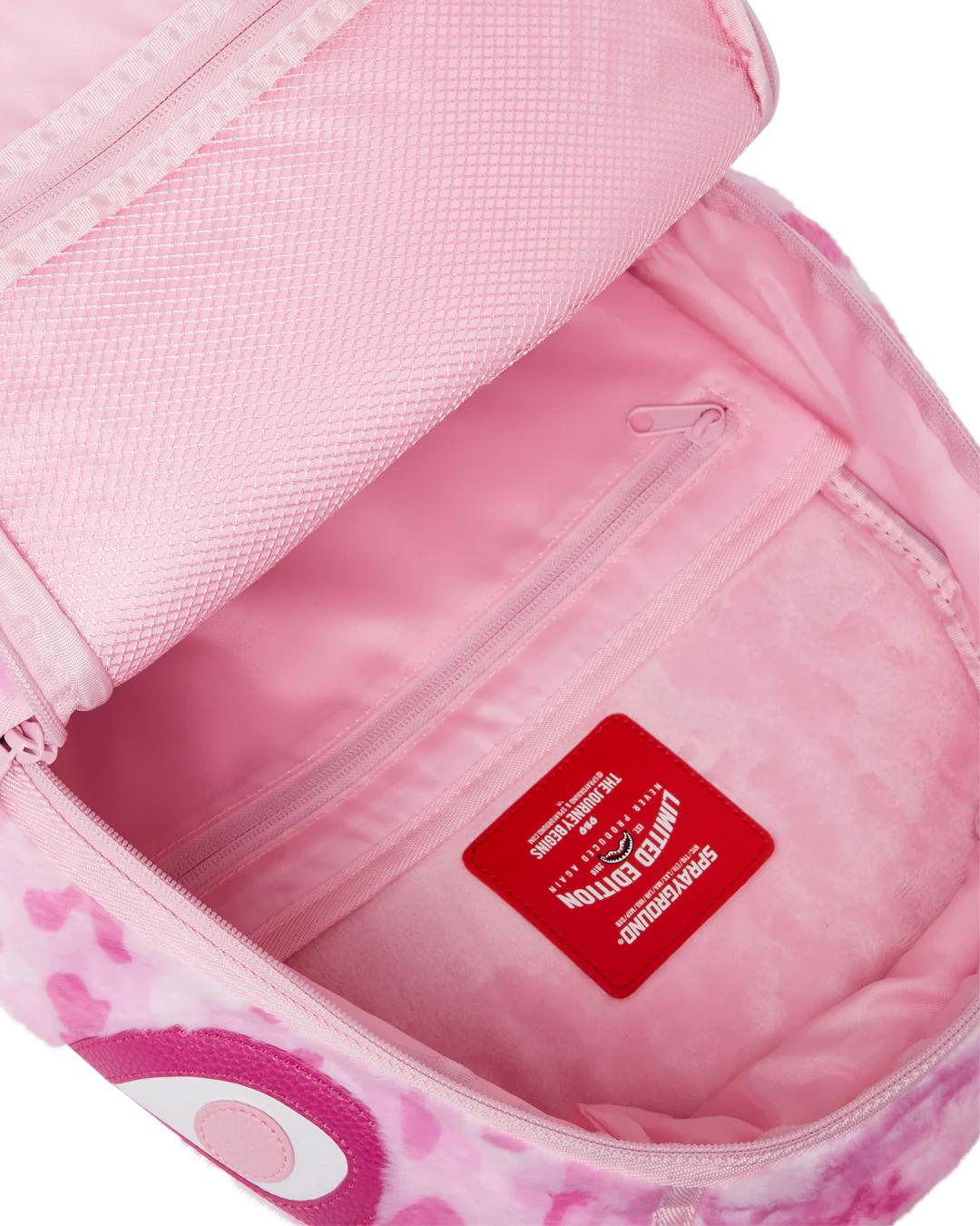 Sprayground New | FURRROCIOUS IN PINK DLXSF BACKPACK
