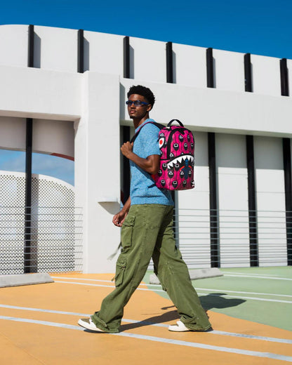 Sprayground Signature | SQUID GAME COLLAB FRONT MAN & PINK GUARD SHARKS BACKPACK