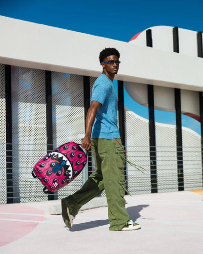 Sprayground Signature | SQUID GAME COLLAB FRONT MAN & PINK GUARD SHARKS BACKPACK