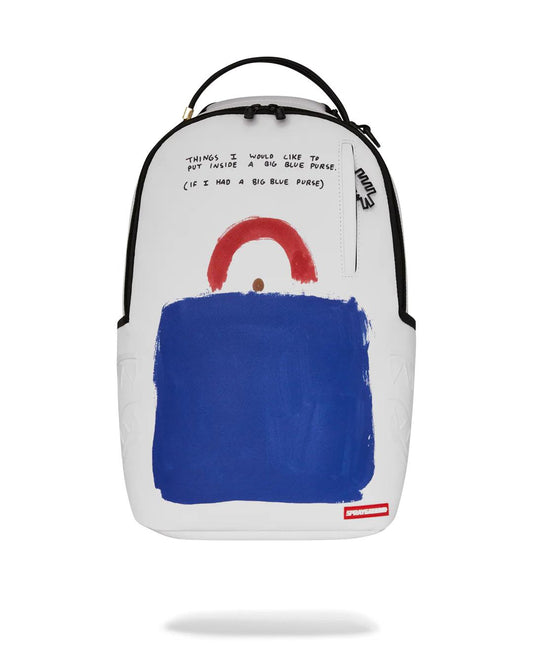 Sprayground Classic | KEITH HARING BIG BLUE PURSE ART BACKPACK