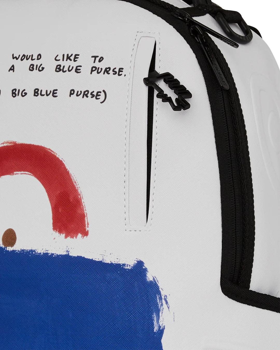 Sprayground Classic | KEITH HARING BIG BLUE PURSE ART BACKPACK