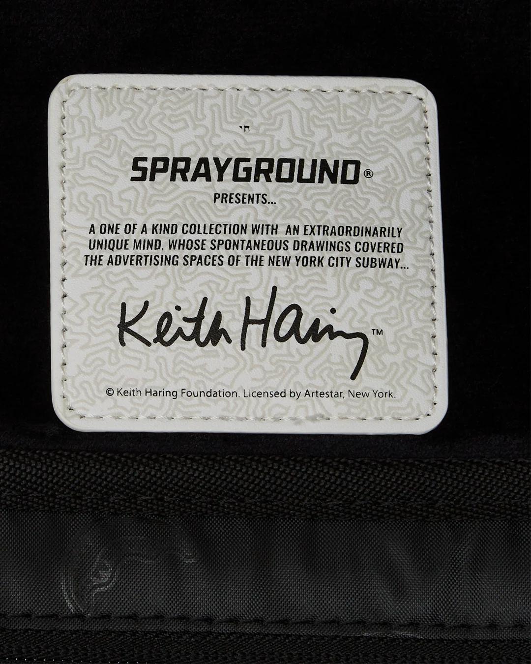 Sprayground Classic | KEITH HARING BIG BLUE PURSE ART BACKPACK