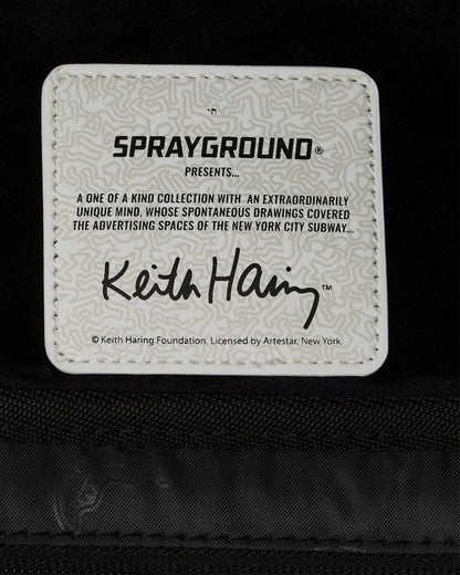 Sprayground Classic | KEITH HARING BIG BLUE PURSE ART BACKPACK
