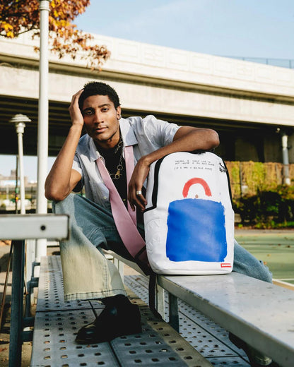 Sprayground Classic | KEITH HARING BIG BLUE PURSE ART BACKPACK