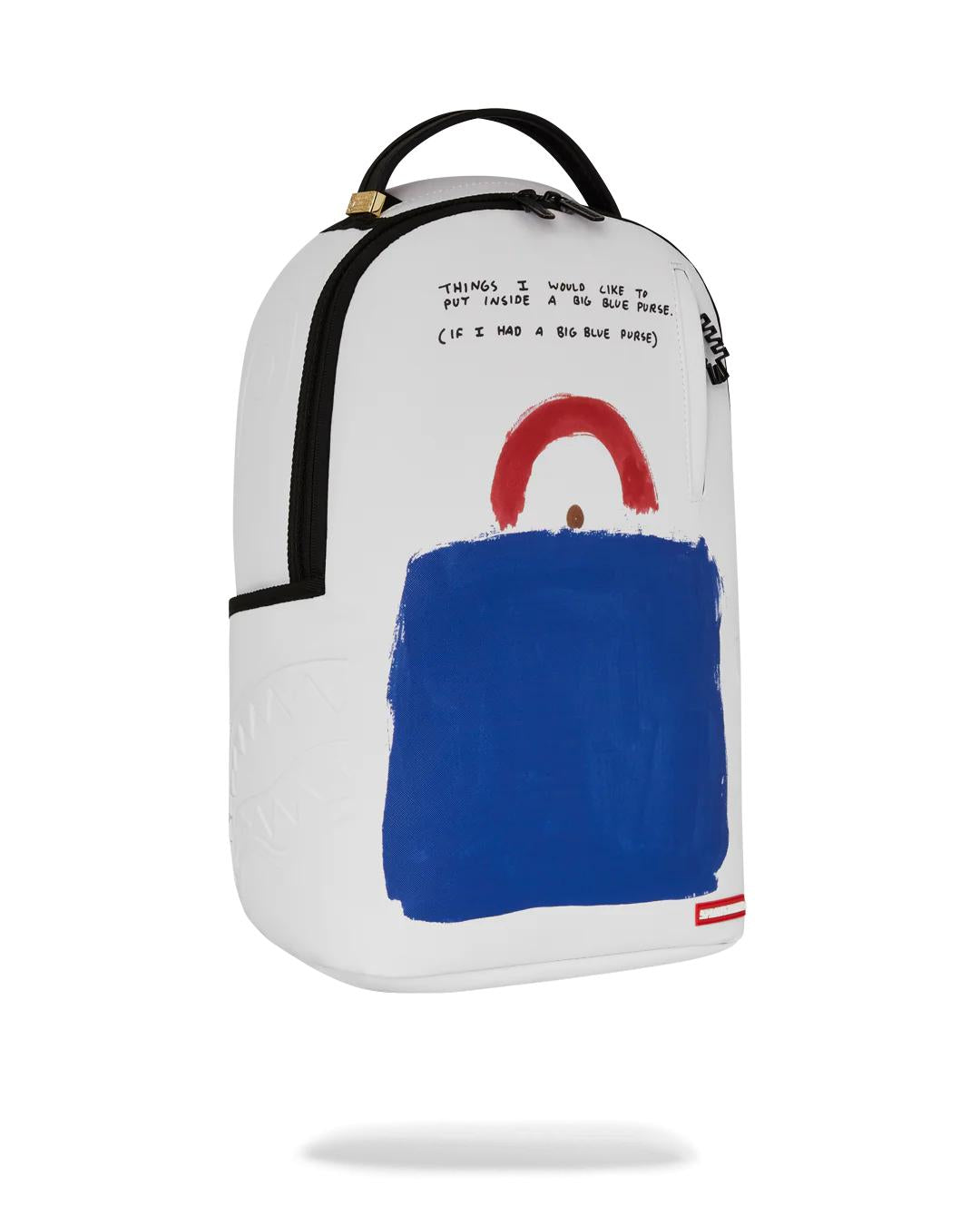 Sprayground Classic | KEITH HARING BIG BLUE PURSE ART BACKPACK