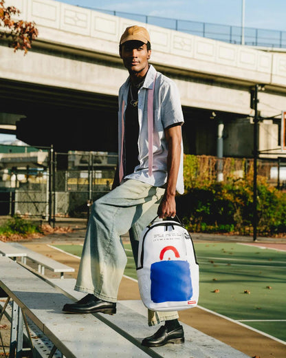 Sprayground Classic | KEITH HARING BIG BLUE PURSE ART BACKPACK