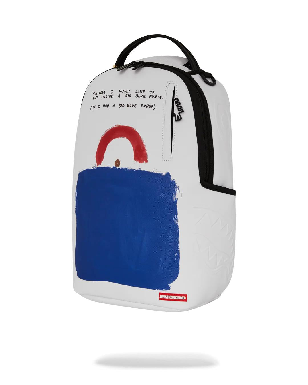 Sprayground Classic | KEITH HARING BIG BLUE PURSE ART BACKPACK